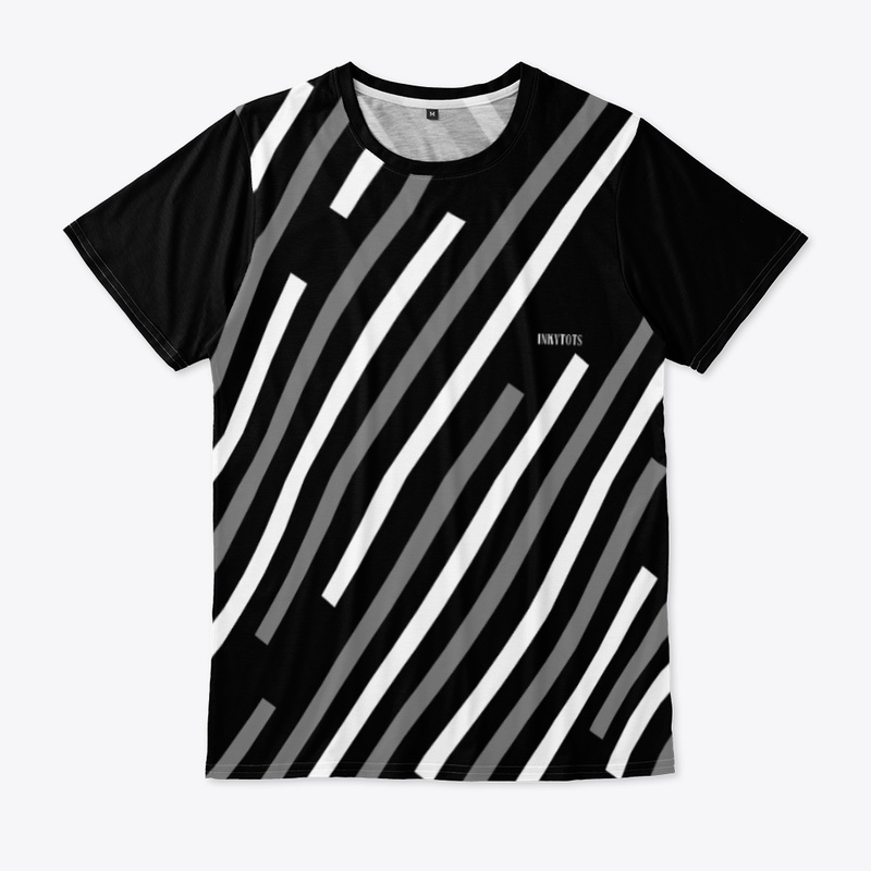 Unique Grey & White Stripes