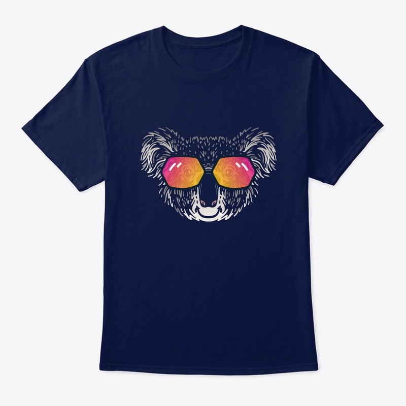 Cute Koala in Sunglasses (Colored+sg02)