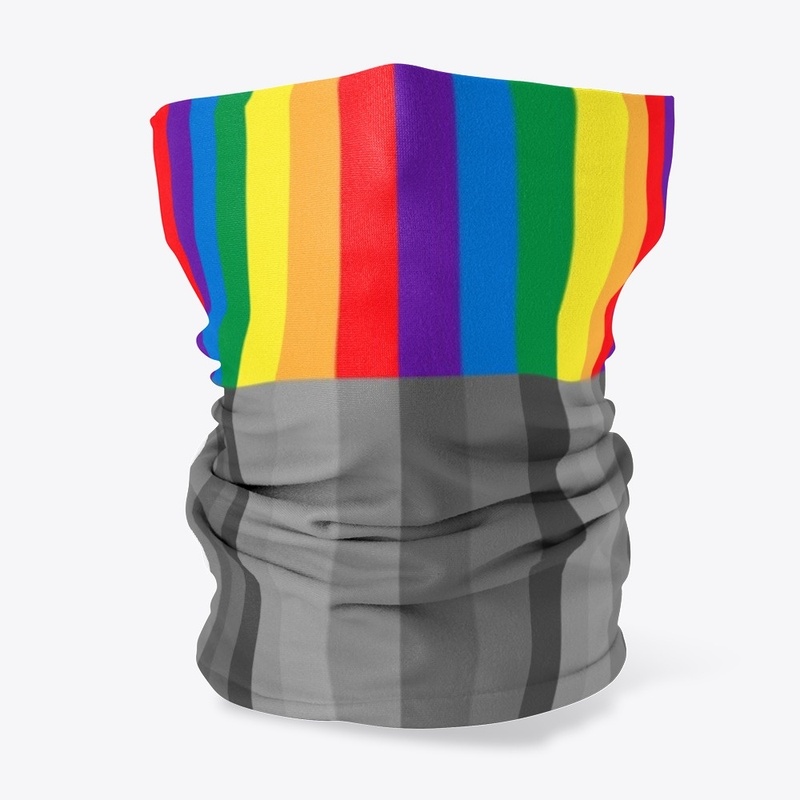 Gay life vs normal life neck gaiter