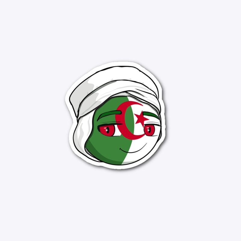 Algeria 🇩🇿 Cute ball [Sticker]