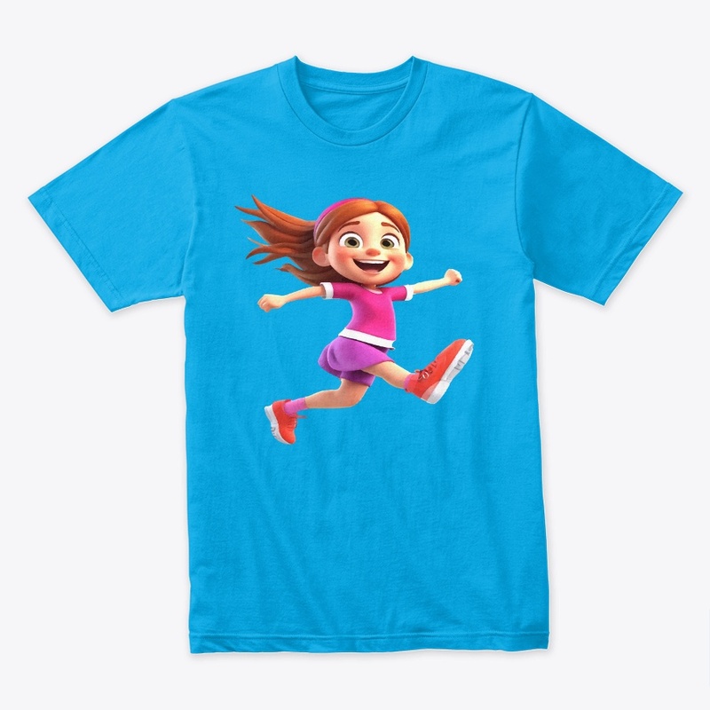 Happy smile laughing jumping.