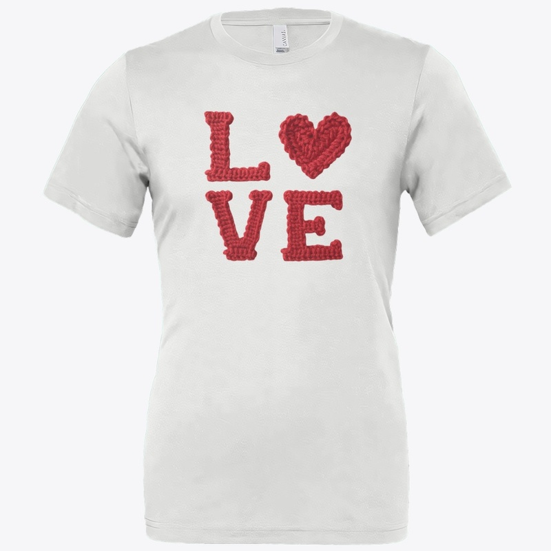 T-Shirt Valentine LOVE Word Design