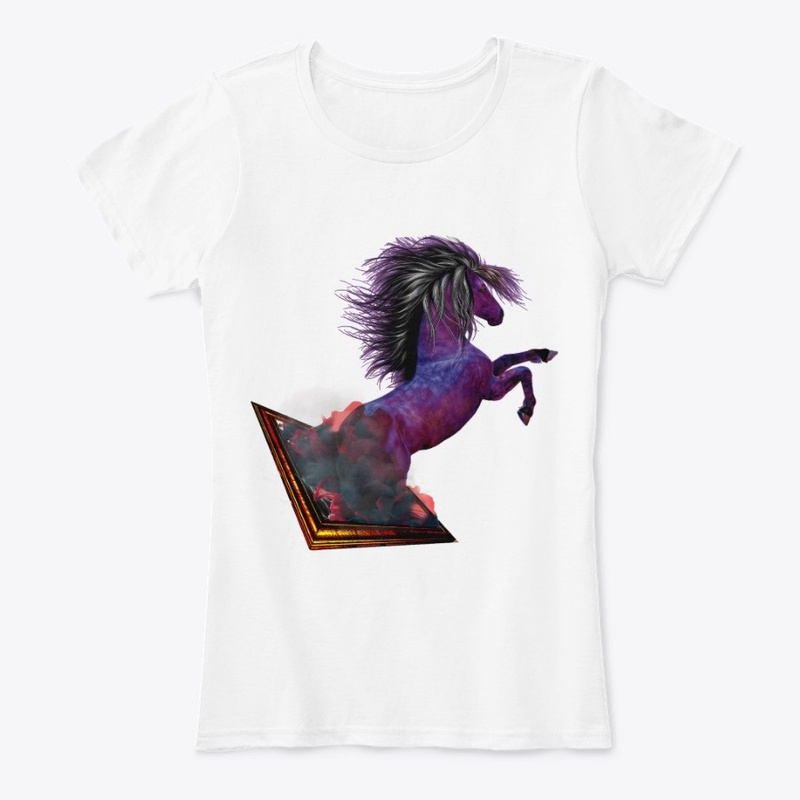 The horse that jumped out of the frame