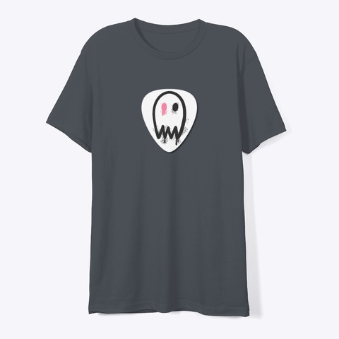 White Ghost Pick Heavy Metal T-Shirt Front