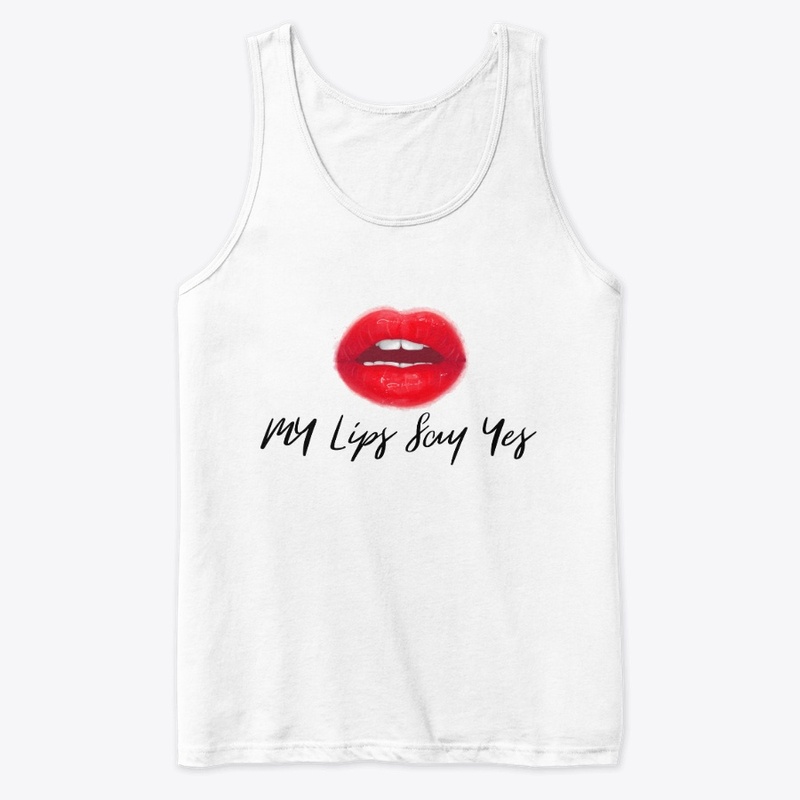 My lips say yes (black)