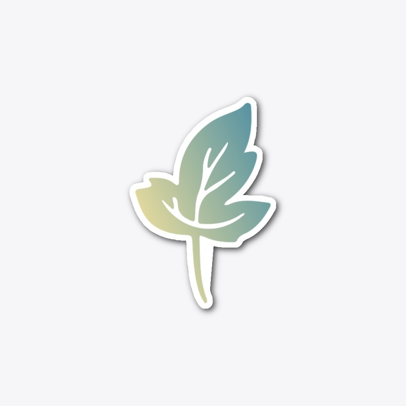 Modern Gradient Botanical Leaf