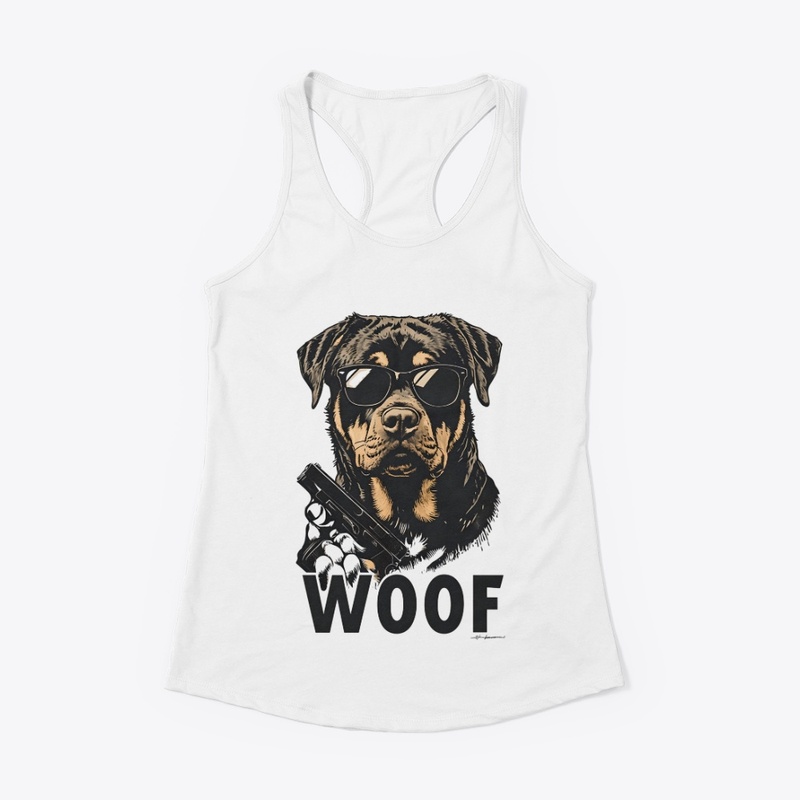 Woof September 2025 - Women's Racerback Tank - Women's Racerback Tank - Women's Racerback Tank - Women's Racerback Tank