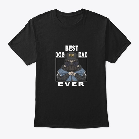 Best Dog Dad Ever Wcdrf Black T-Shirt Front