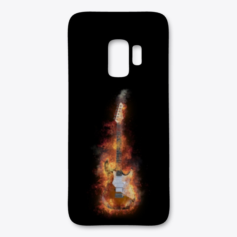 Flaming guitar 2