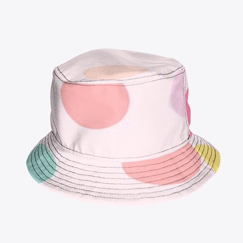 polka dots Bucket hat