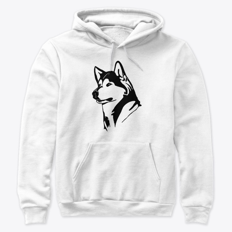 Husky dog lovers mascot