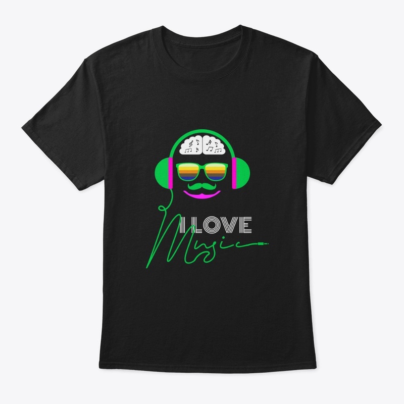 Green Sunglass Love Music