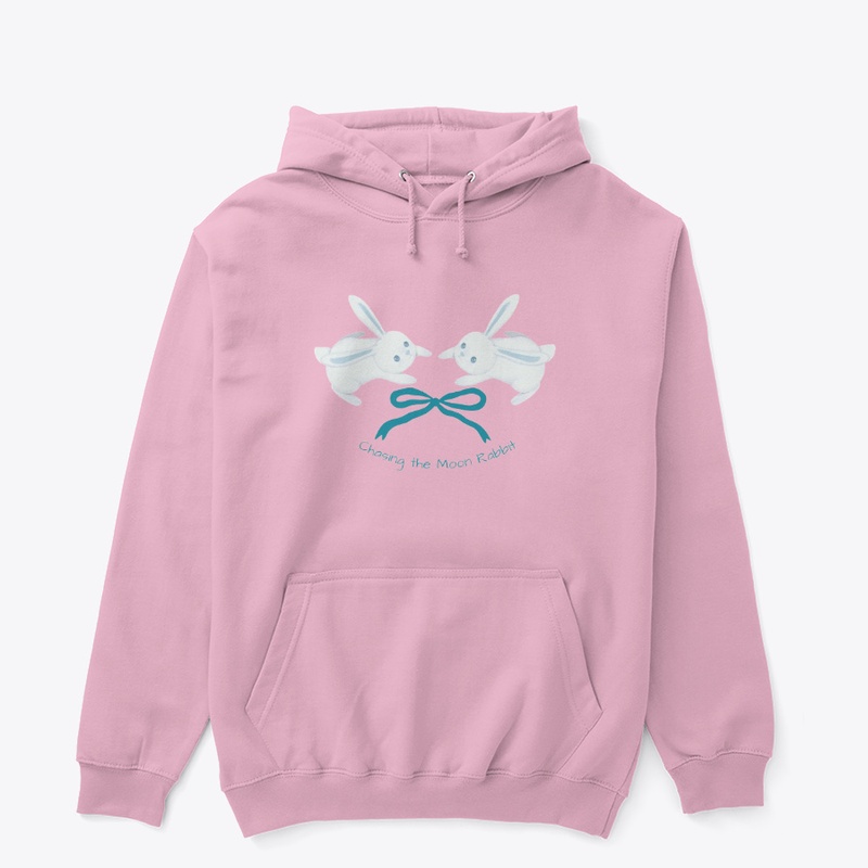 adorable rabbit-and-bow design 