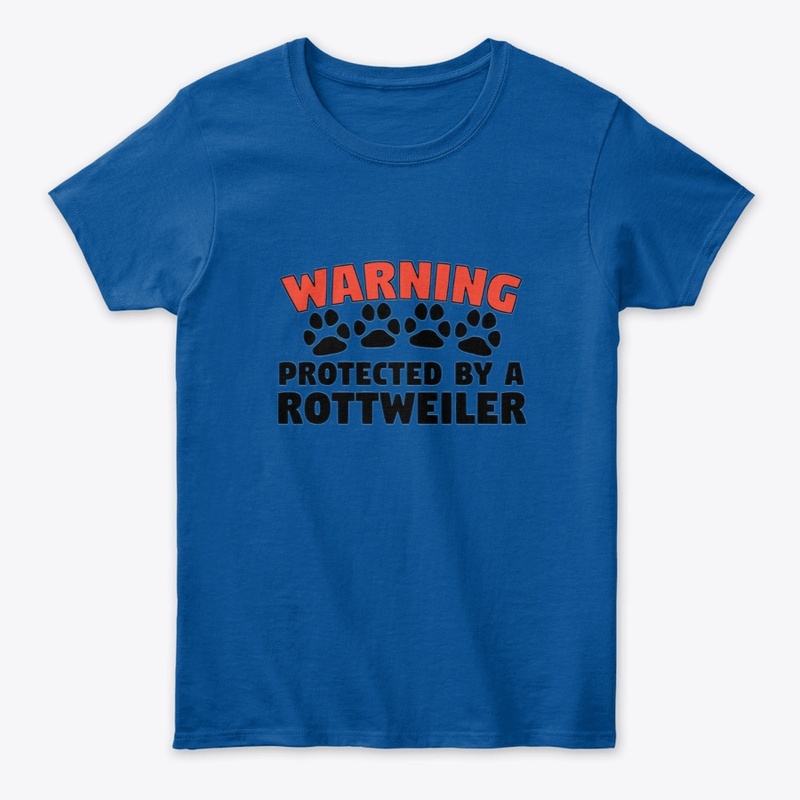 Warning Protected By a Rottweiler