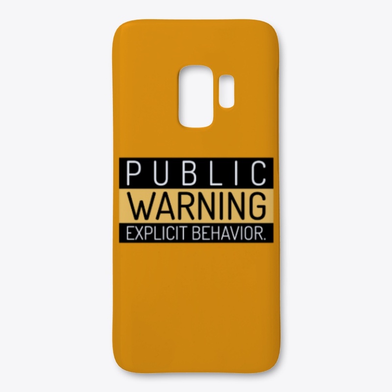 PUBLIC WARNING EXPLICIT BEHAVIOR 