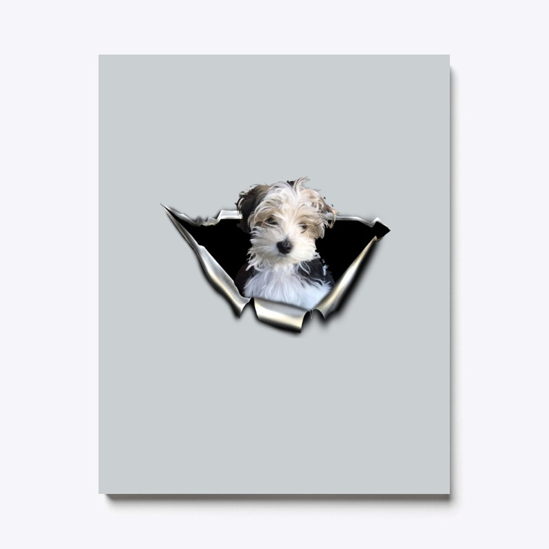 morkie 3D Car sticker