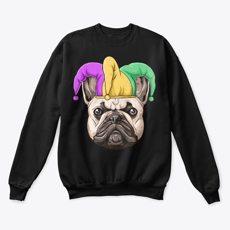 Mardi Gras French Bulldog Carnival Hat