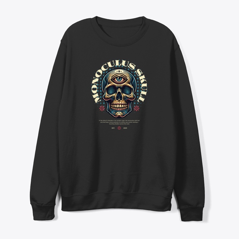 Monoculus Skull Creepy Eyeball Halloween