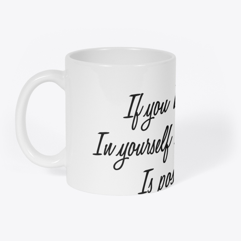 Stylish coffee mug