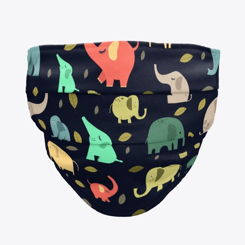 Elephants Face Mask