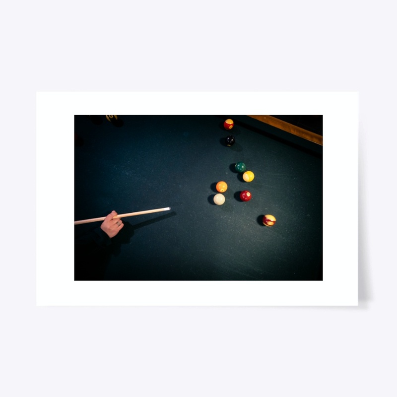 Playing pool