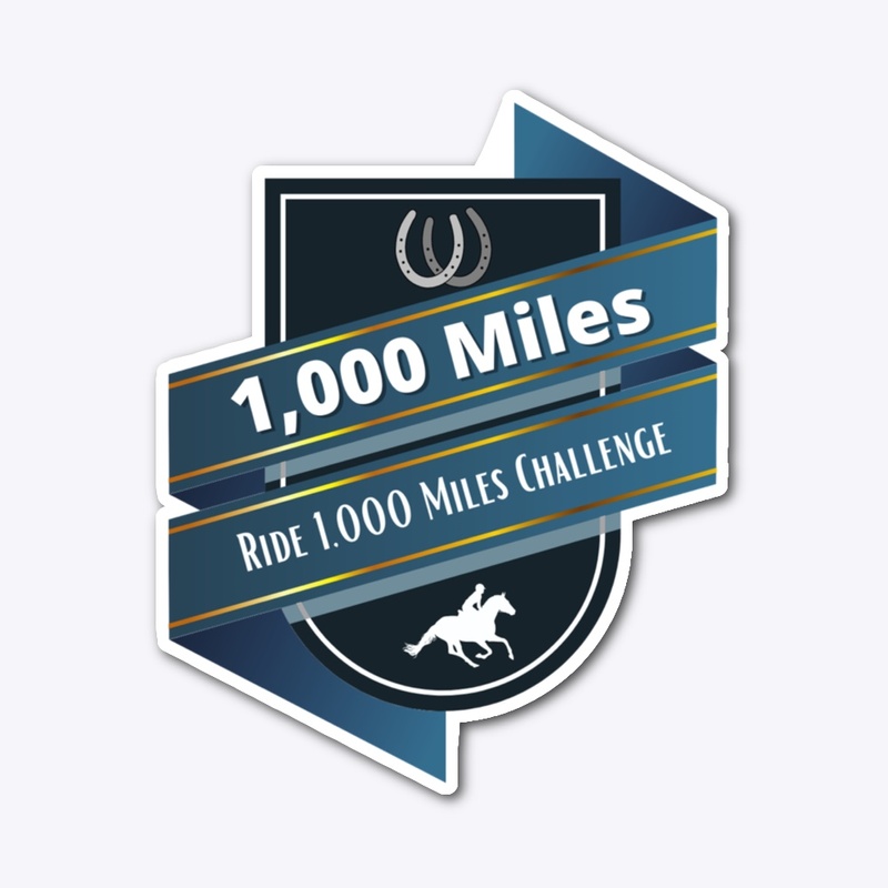 1,000 Miles Victory Sticker