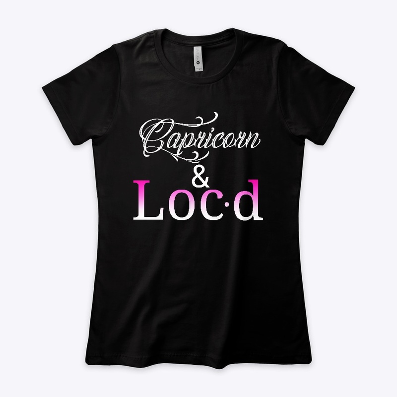 Capricorn & loc'd zodiac tee shirt