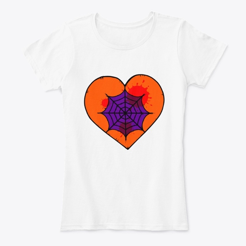 Horror Heart (Orange/Purple)