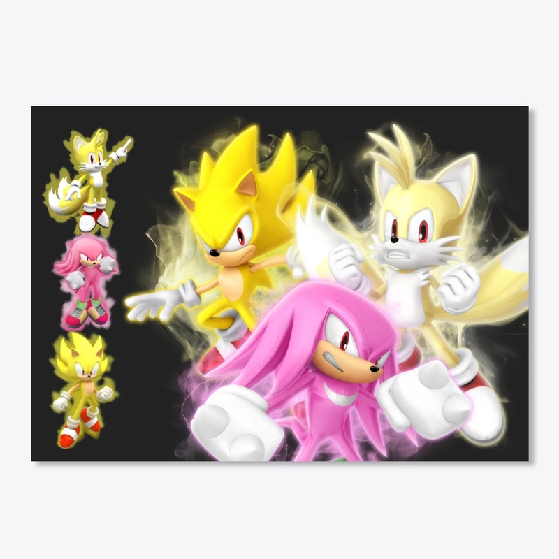 Team Super Sonic Merchandise Sticker