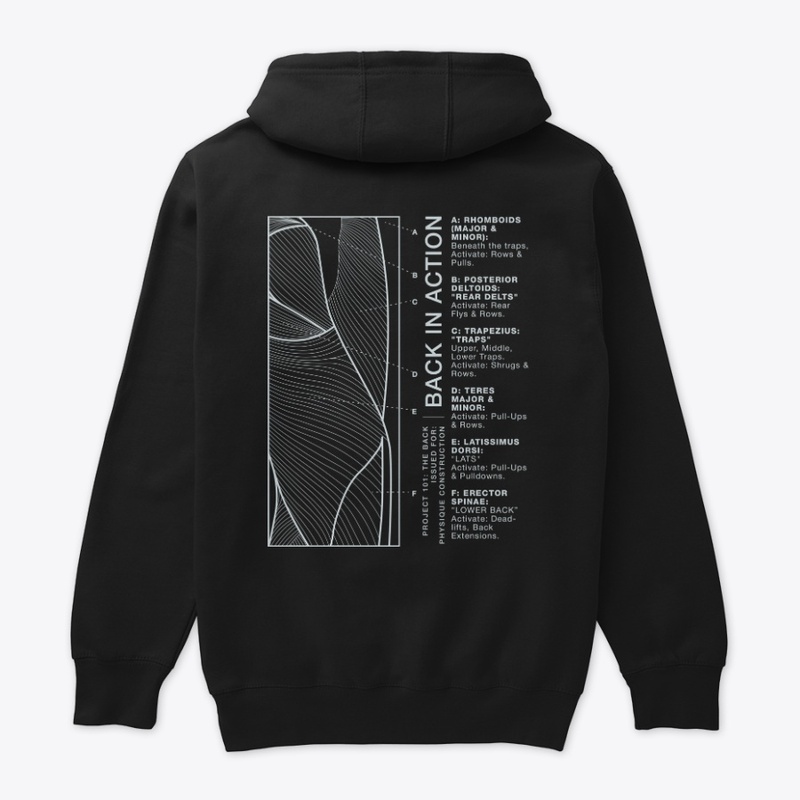 THE BACK MAJOR - AKA "LATS” - Black