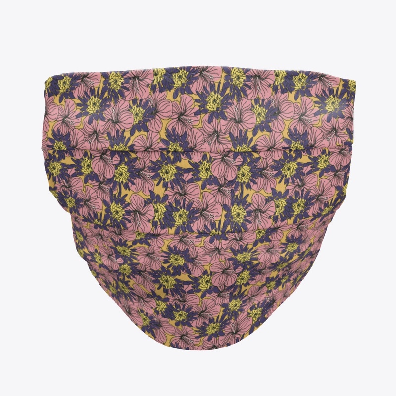 Cute Seamless Pattern with Florals