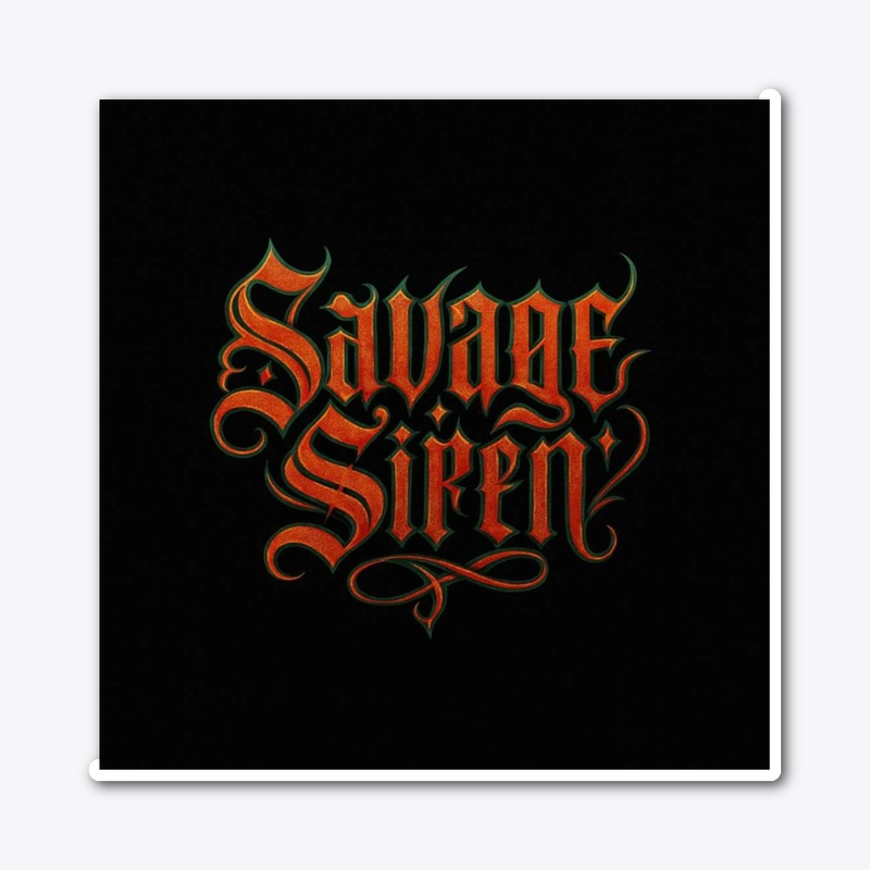 Green & Orange Savage Logo