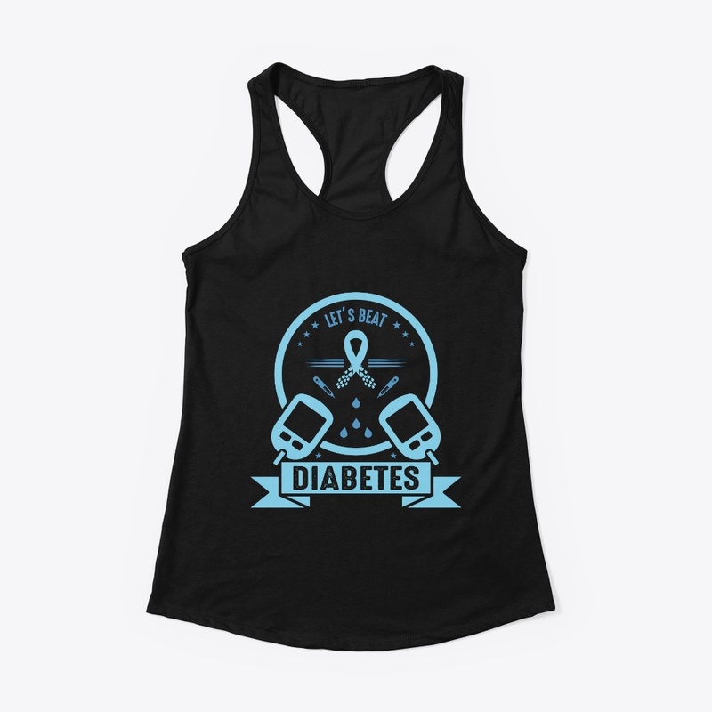 Lets Beat Diabetes -Diabetes Day T shirt