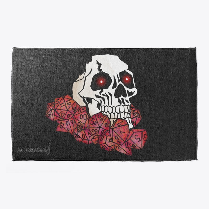 skull and dice