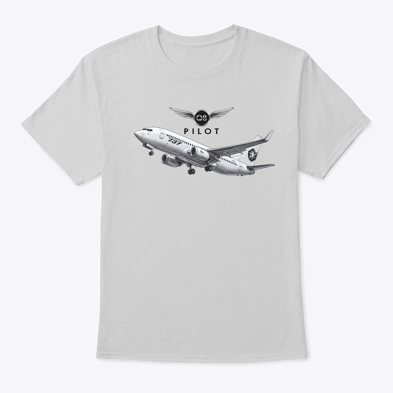 Q8Pilot Boeing 738 T-Shirt