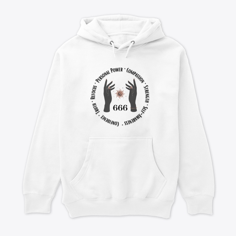 666 Angel Number - White Collection