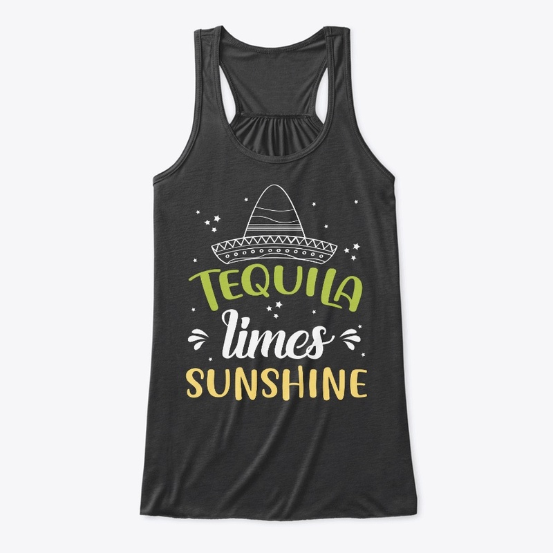 Tequila Limes Sunshine Mexican T Shirt