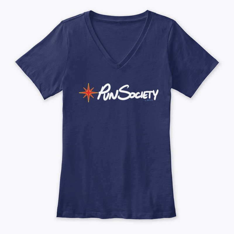 Pun Society - White Logo