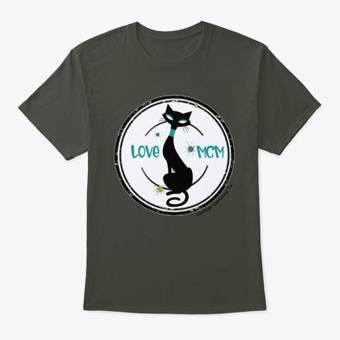 Love Mcm Cat Smoke Gray T-Shirt Front
