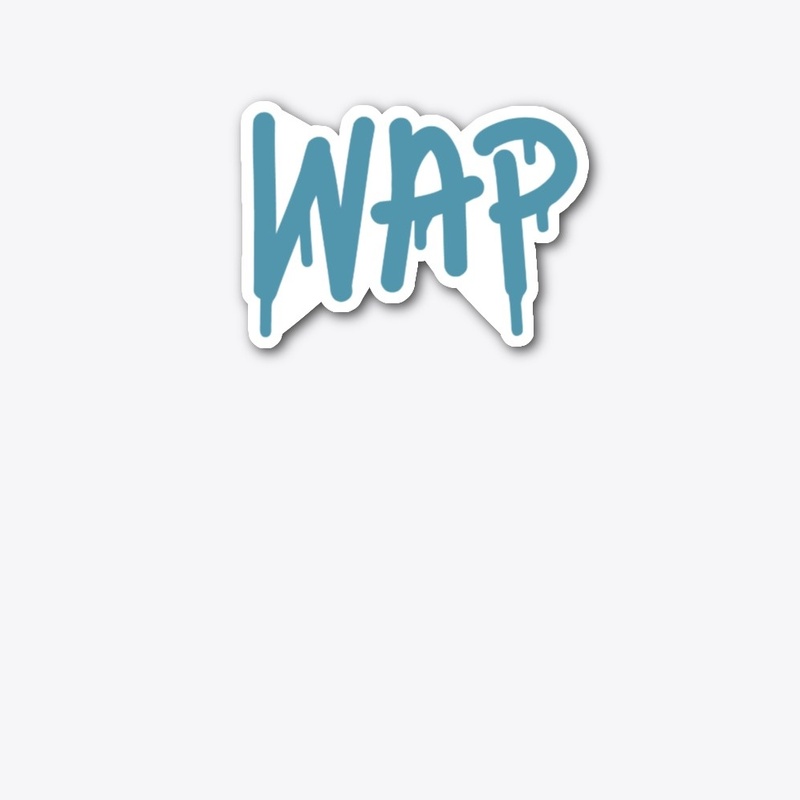 Wet Ass Pussy WAP Teal Pastel Blue 