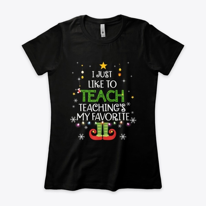 Teacher Elf Christmas shirt