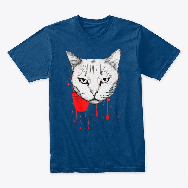 Splatter Cat t-shirt 
