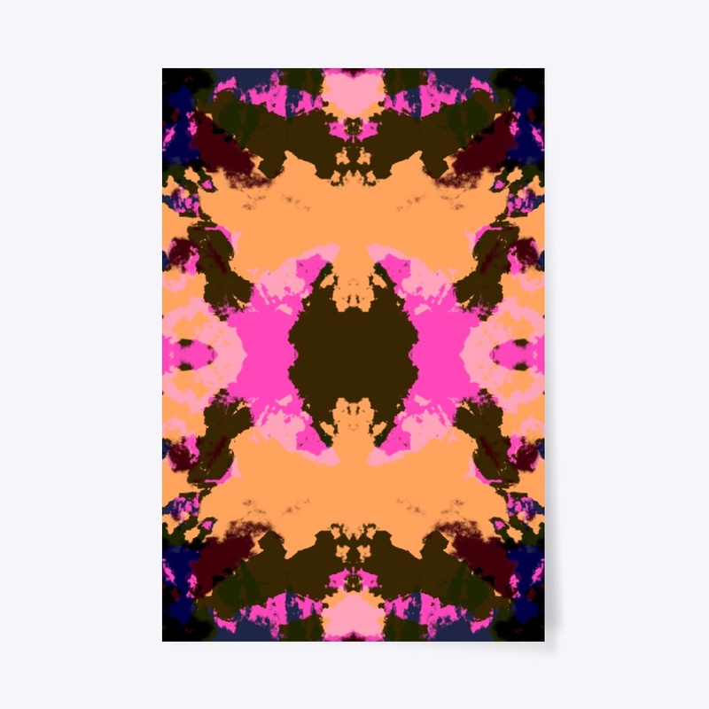Katsue - Pink Batik Camouflage Mandala