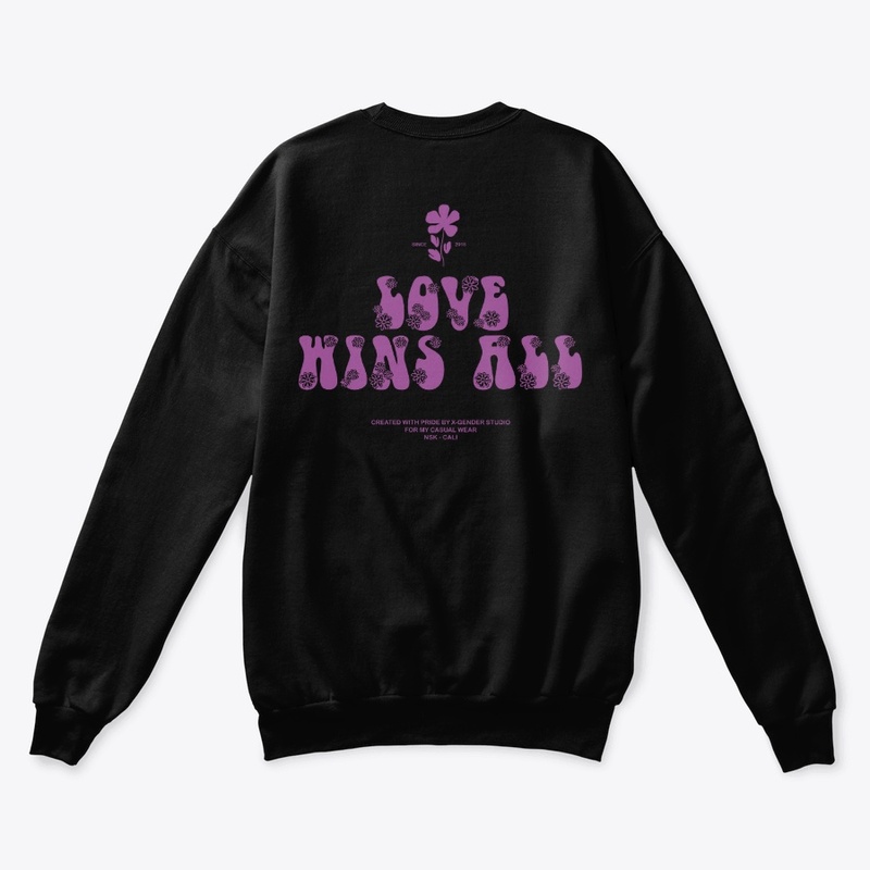 Gay pride clothing set, back print