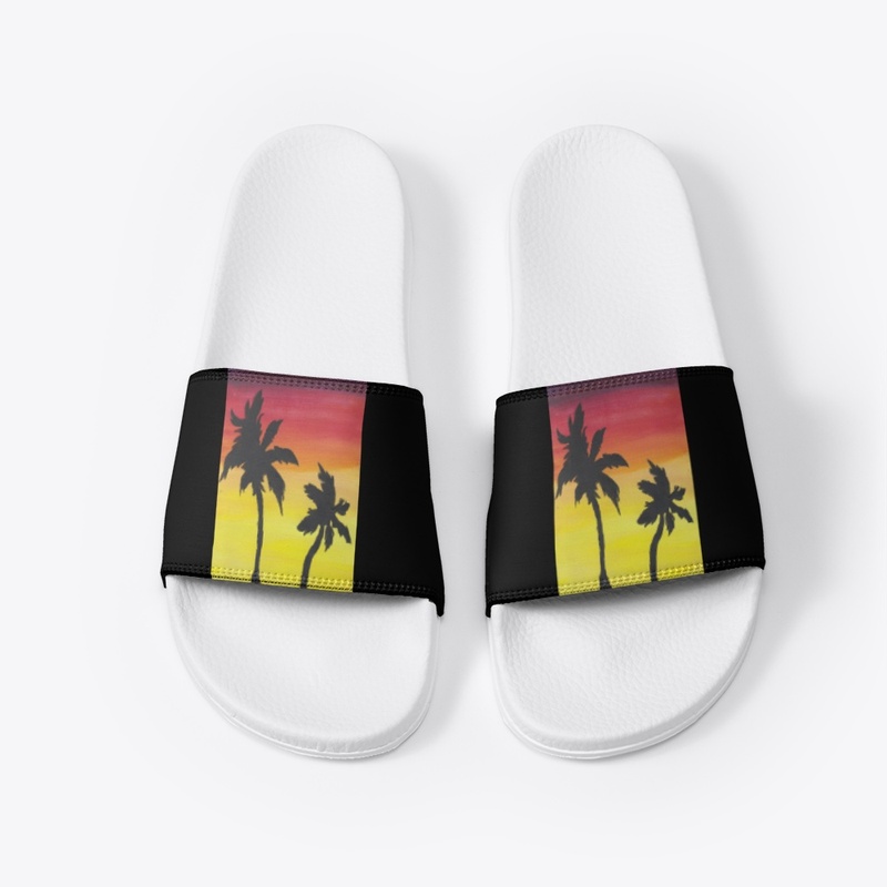 Hazy Palm Trees 