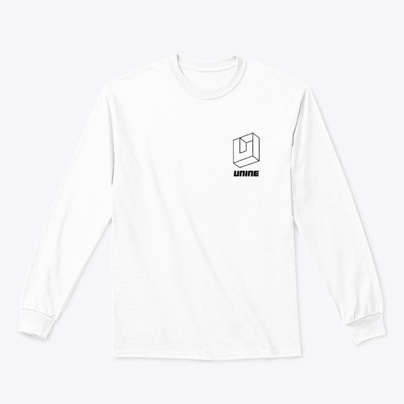 UNINE Black Logo Long Sleeve