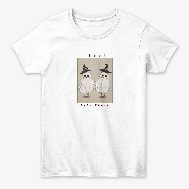 Cute Ghost Tittle T-Shirt, Hoodies