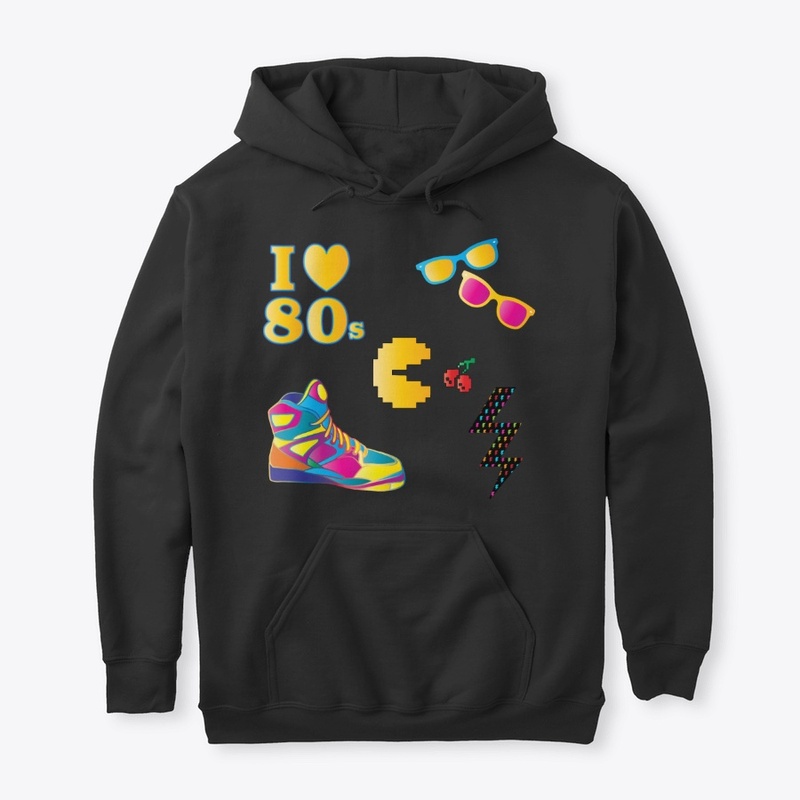 i love eighties design logo awsome desig