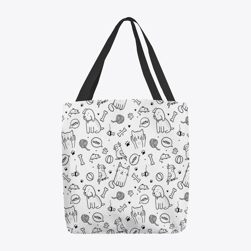 Dogs Cats Owls Birds Design