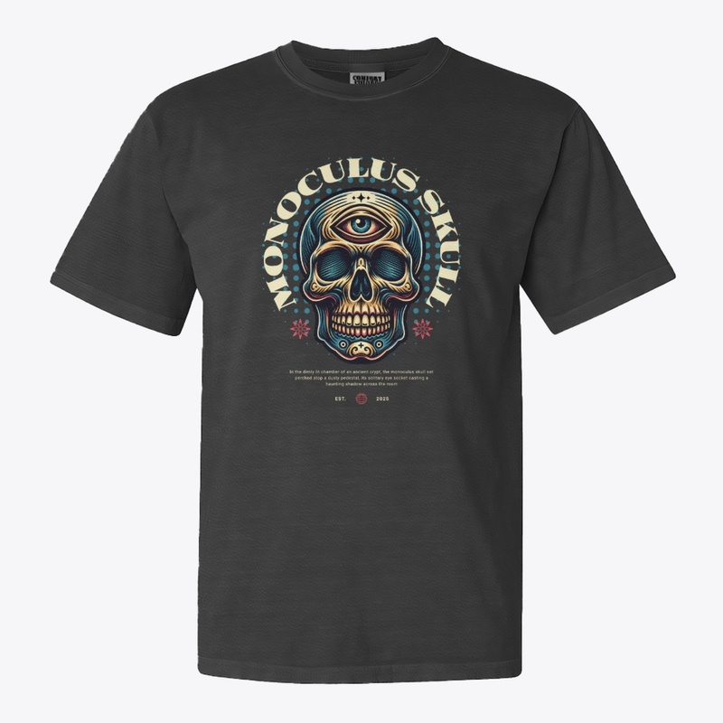 Monoculus Skull Creepy Eyeball Halloween